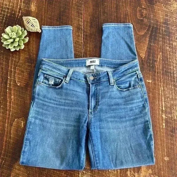 💙PAIGE | Verdugo Ankle Skinny Jeans - Picture 4 of 8